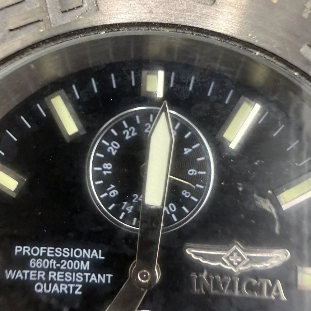 Vintage Invicta Watch Pro Diver‎ No Band READ